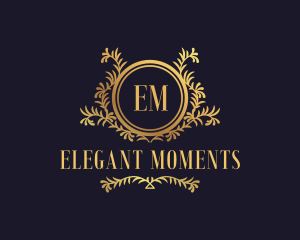 Elegant Wedding Event logo design