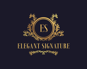 Elegant Wedding Event logo design