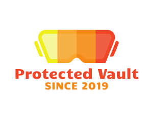 Colorful Protection Goggles logo design