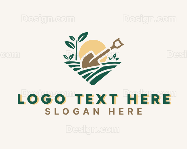 Shovel Yard Gardening Logo