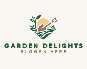 Shovel Yard Gardening logo design