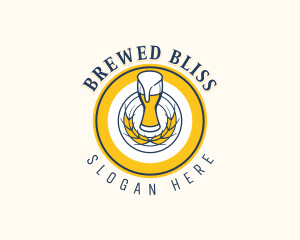 Brewery Beer Pub logo design