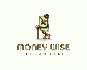 Cane Money Hat logo design