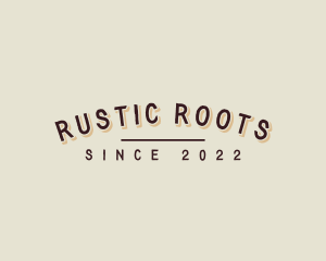 Simple Rustic Business logo design