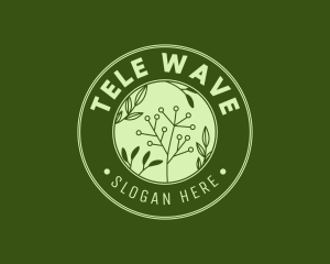 Flower Plant Leaf  logo design