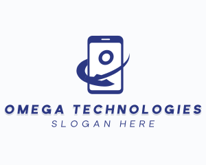 Mobile Phone Technology logo design