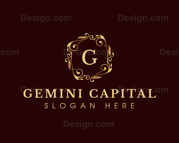 Elegant Floral Decor Logo