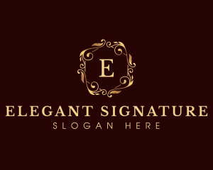 Elegant Floral Decor logo design