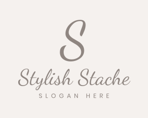 Stylish Cursive Fashion logo design