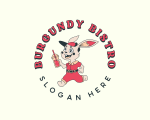 Bunny Juice Drink logo design