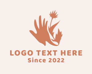 Flower Hand Gardening  logo