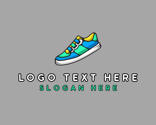 Rubber Shoes logo example 1