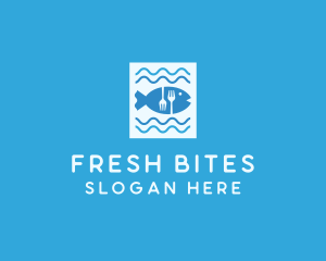 Blue Fish Seafood Restaurant logo design