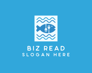 Blue Fish Seafood Restaurant logo design