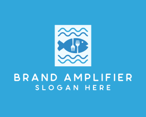 Blue Fish Seafood Restaurant logo design