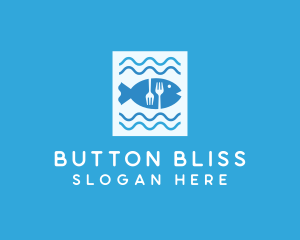 Blue Fish Seafood Restaurant logo design