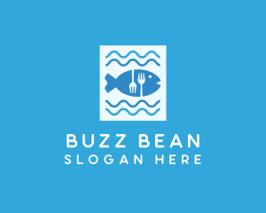 Blue Fish Seafood Restaurant logo design