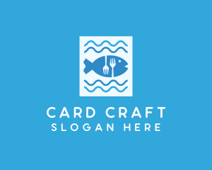 Blue Fish Seafood Restaurant logo design