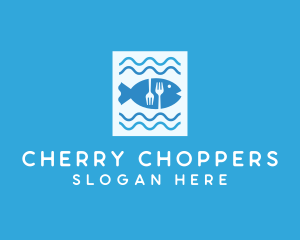 Blue Fish Seafood Restaurant logo design