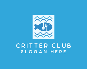 Blue Fish Seafood Restaurant logo design