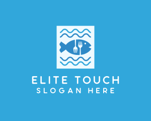 Blue Fish Seafood Restaurant logo design