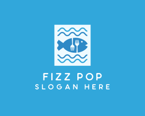 Blue Fish Seafood Restaurant logo design