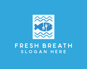 Blue Fish Seafood Restaurant logo design