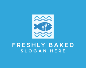 Blue Fish Seafood Restaurant logo design