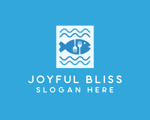 Blue Fish Seafood Restaurant logo design