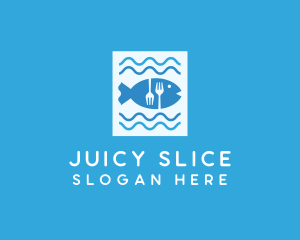 Blue Fish Seafood Restaurant logo design