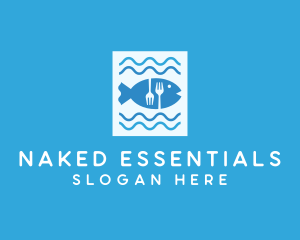 Blue Fish Seafood Restaurant logo design