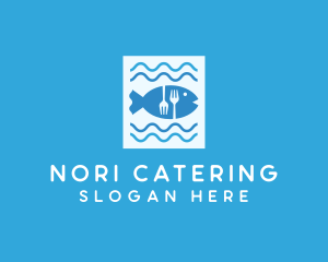 Blue Fish Seafood Restaurant logo design