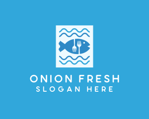 Blue Fish Seafood Restaurant logo design