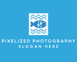 Blue Fish Seafood Restaurant logo design