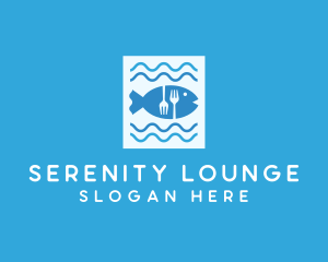 Blue Fish Seafood Restaurant logo design