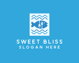 Blue Fish Seafood Restaurant logo design