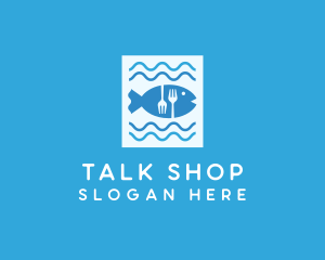 Blue Fish Seafood Restaurant logo design