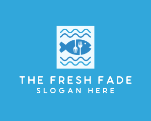 Blue Fish Seafood Restaurant logo design