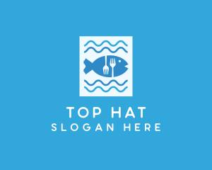 Blue Fish Seafood Restaurant logo design