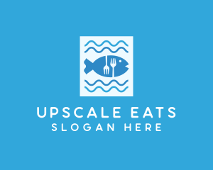 Blue Fish Seafood Restaurant logo design