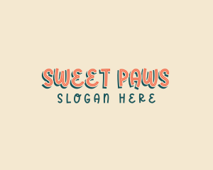 Cute Candy Shop logo design