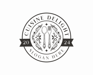 Spoon Fork Cuisine Restaurant logo design