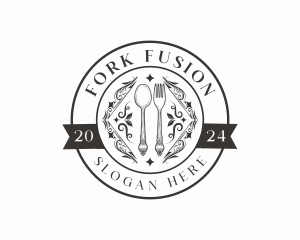 Spoon Fork Cuisine Restaurant logo design