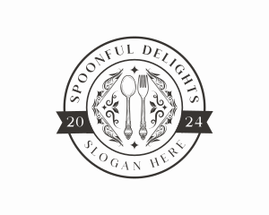 Spoon Fork Cuisine Restaurant logo design