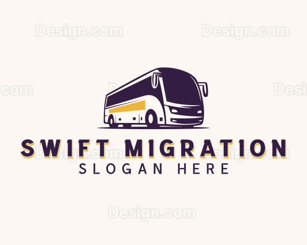 Shuttle Transportation Bus Logo