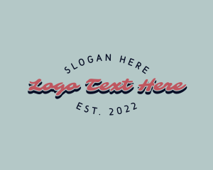 Retro Script Craft logo