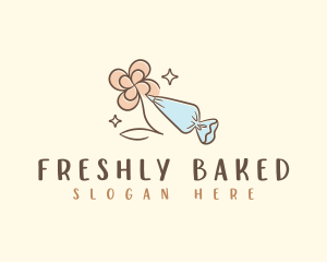 Icing Piping Bag logo design