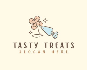 Icing Piping Bag logo design