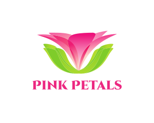 Pink Flower Spa logo design