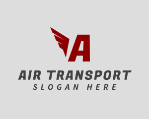 Logistics Wing Shipment logo design